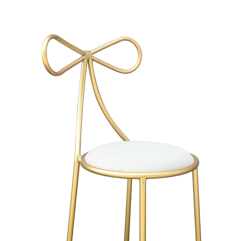 Efficiënt Steen enz Fly goedkope hoge stoel met gouden metalen frame |Diiiz