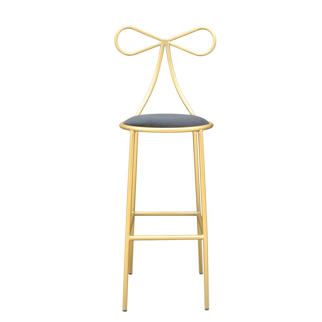 Pardon Jongleren Welsprekend Fly goedkope hoge stoel met gouden metalen frame |Diiiz
