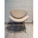 Orange Slice chair beige curly wool - Outlet 