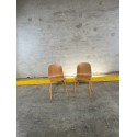 1 Set of 2 Glavo wooden chairs - OUTLET