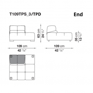 Canapé modulable Tully