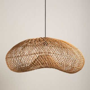 Rattan Bohemian-style Pendant Light