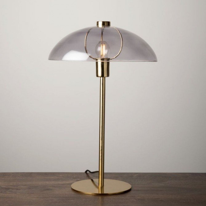 Vintage Glass Table Lamp