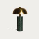 Green Marble and Gold Bedside Lamp Glint