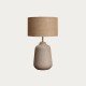 Beige Jute Table Lamp