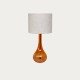 Lampe sur table en verre vintage Oranix