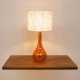 Lampe sur table en verre vintage Oranix