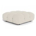 Repose-pied Camelia velours beige - Outlet
