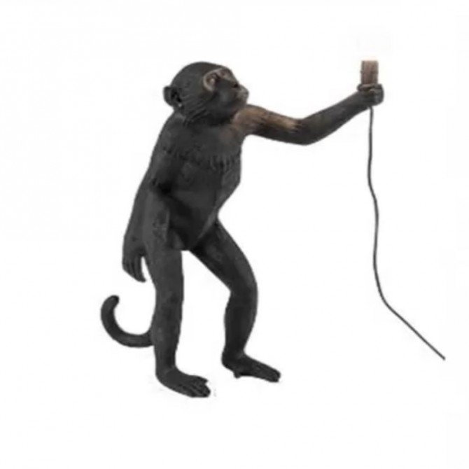 Tafellamp Monkey Zwart - Outlet