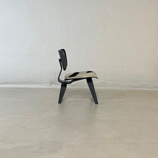 Loak zwart houten lounge stoel - Outlet