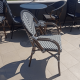 Bistro-style Parisian chair for outdoor useZebra