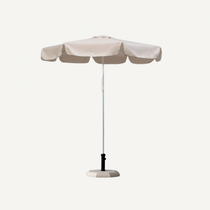 Parasol de jardin en alu et polyester Breezy