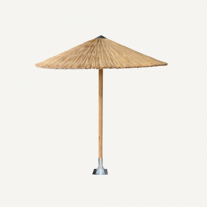 Garden umbrella in aluminum and polyester Lucerna