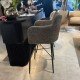 Bar stool with comfortable seat Ferra