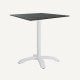 Pied de table en aluminium 4 pieds Clarty