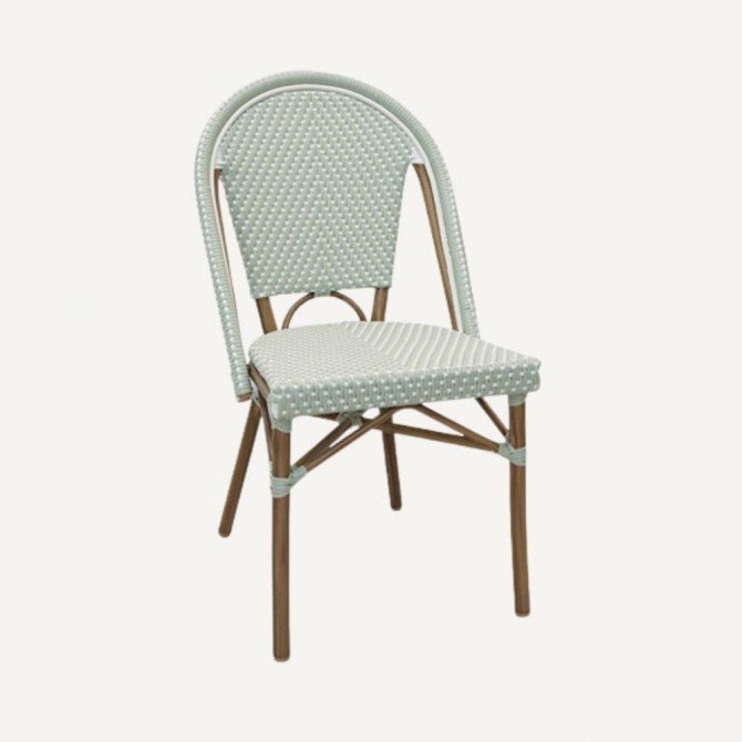 Chaise de terrasse style bistrot Noelia