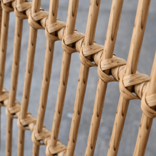 Garden chair in polyrattan with cushionSilva