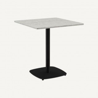 Metal table leg with square base  Grime