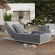 Lit de jardin confortable rembourré de luxe Gloomy