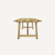 Outdoor cottage-style wooden table, 250 cm Mensa