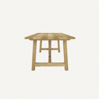 Outdoor cottage-style wooden table, 250 cm Mensa