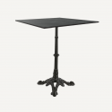 Irona square bar table in cast iron and HPL