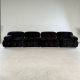 Camelia 4-seater sofa black Velvet