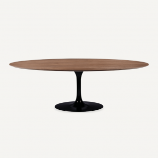 Ovaal hout Tafel Tulipe - Eero Saarinen & Knoll Inspiratie