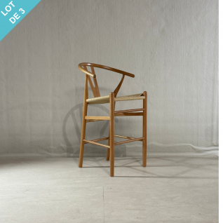 Hans Wegner Wishbone "y" bar stool 