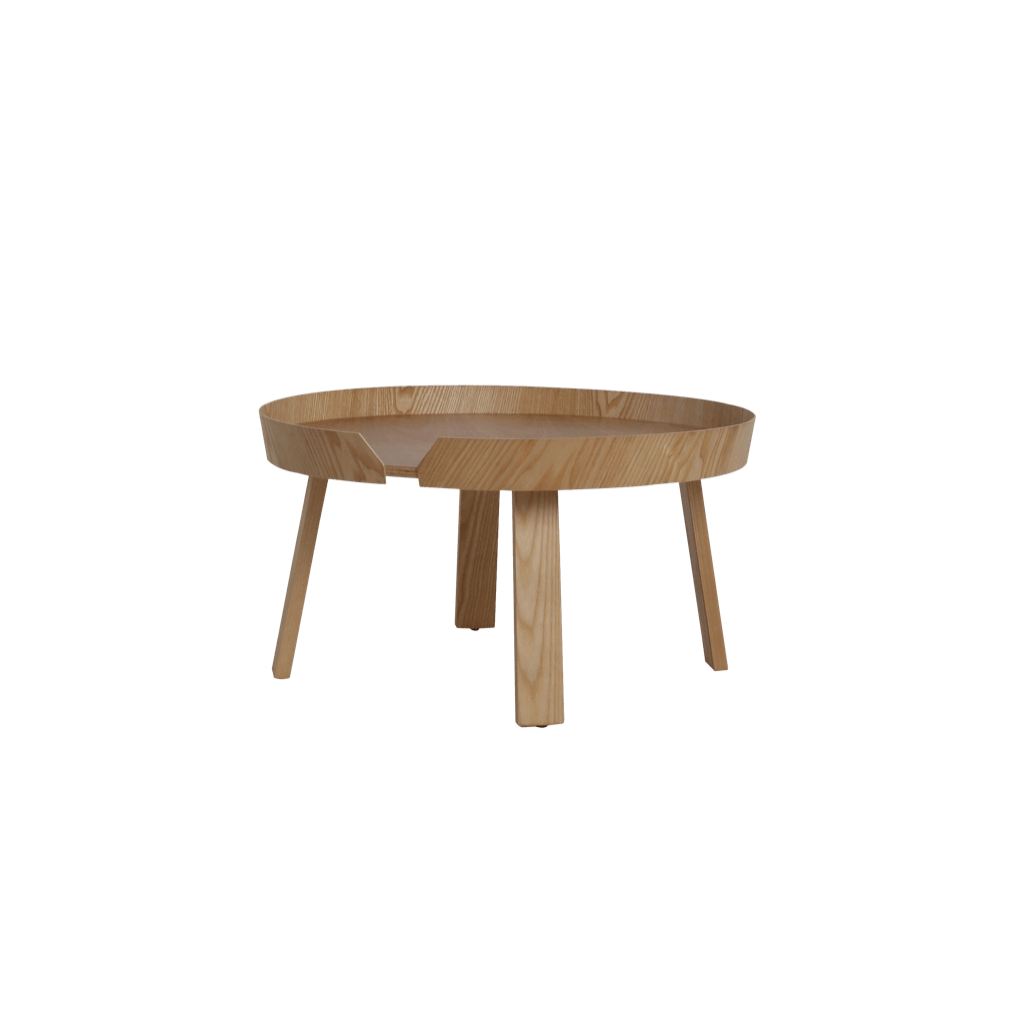 Ten einde raad Ontslag knecht Ronde koffietafel van hout Sowa - Moderne salon tafel