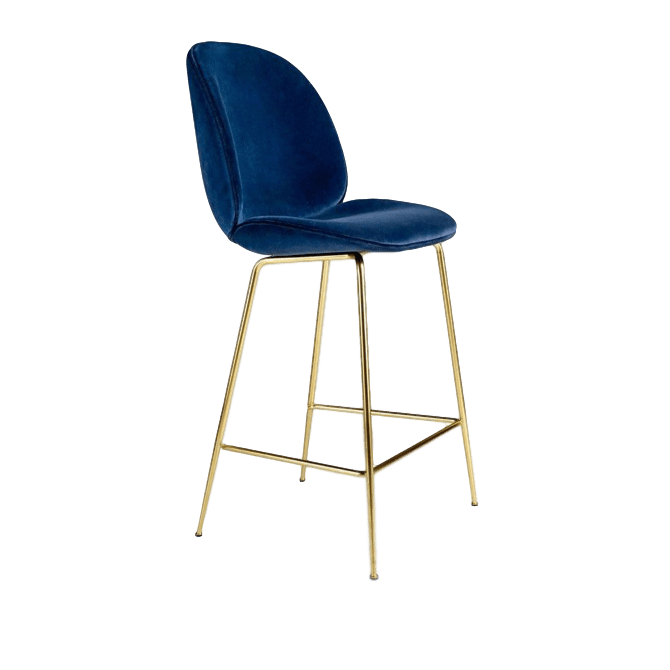 Bella bar stool in Velvet 